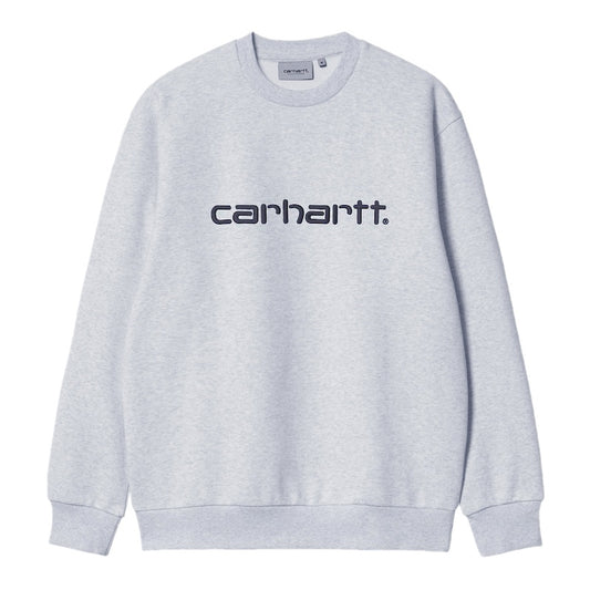 Carhartt WIP クルースウェット CARHARTT SWEATSHIRT (Ash) 商品画像 正面