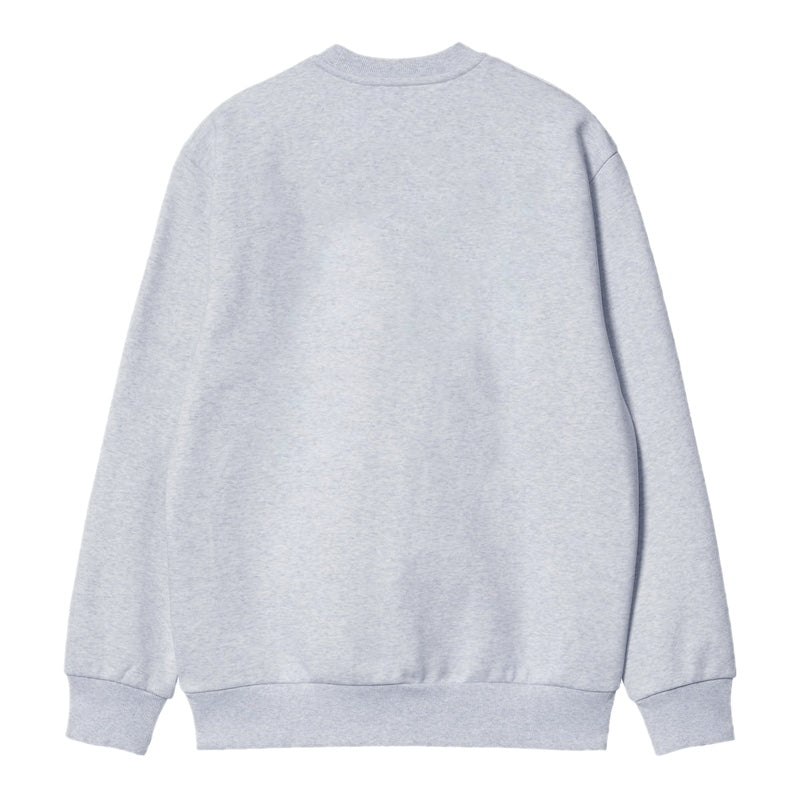 Carhartt WIP クルースウェット CARHARTT SWEATSHIRT (Ash) 商品画像 背面