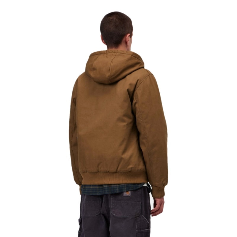 Carhartt WIP アクティブジャケット ACTIVE JACKET ハミルトンブラウン 着用画像 背面