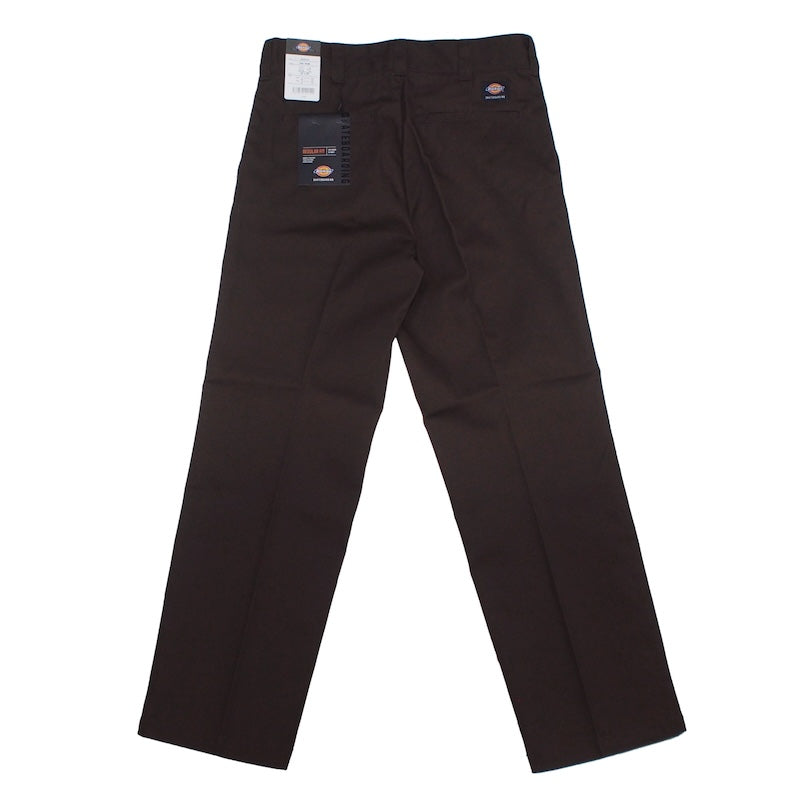 DICKIES SKATEBOARDING ワークパンツ REGULER FIT PANT ダークブラウン 商品画像 背面