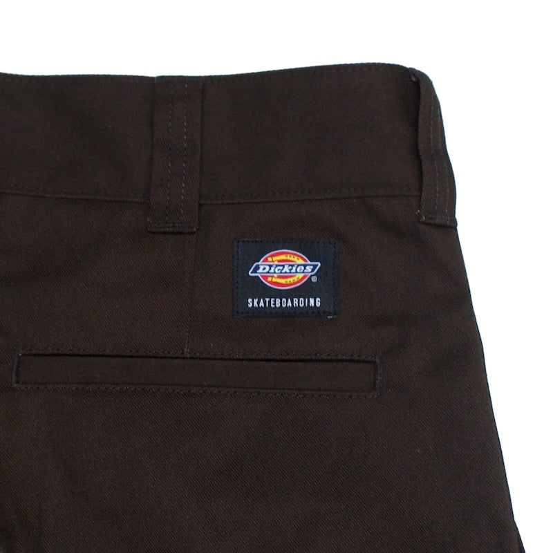 DICKIES SKATEBOARDING ワークパンツ REGULER FIT PANT ダークブラウン 商品画像 ネームタグ