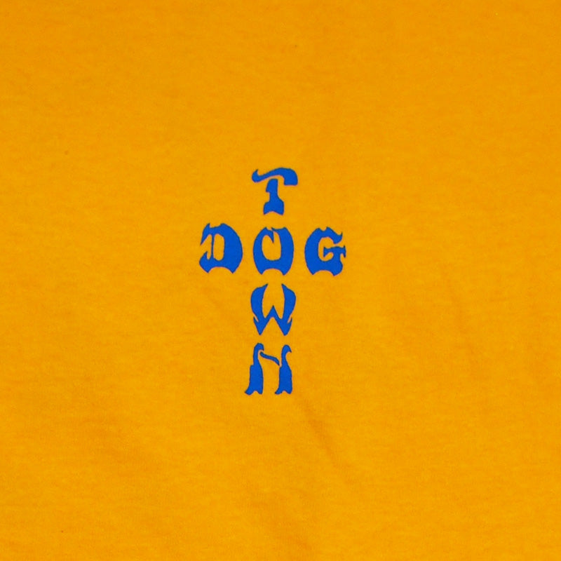 DOGTOWN　Tシャツ　"PIG DTS TEE"　(Gold / Blue)