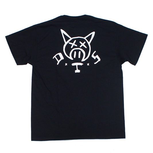 DOGTOWN　Tシャツ　"PIG DTS TEE"　(Black / White)