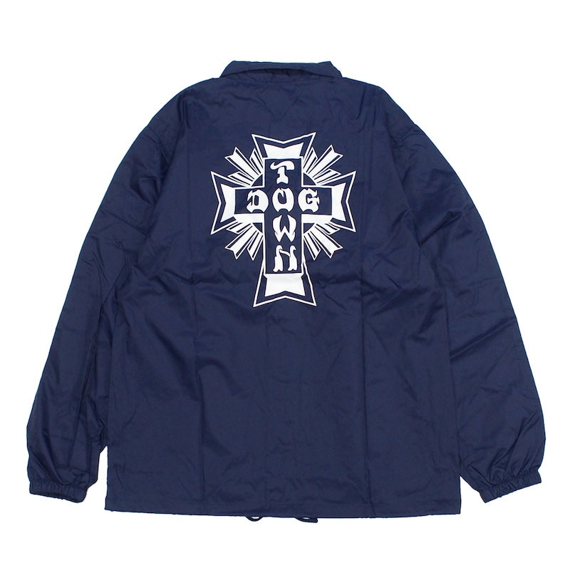 DOGTOWN　コーチジャケット　"CROSS LOGO COACH JACKET"　(Navy / White)