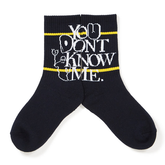 Deviluse　ソックス　"YOU DON'T KNOW ME SOCKS"　(Navy)