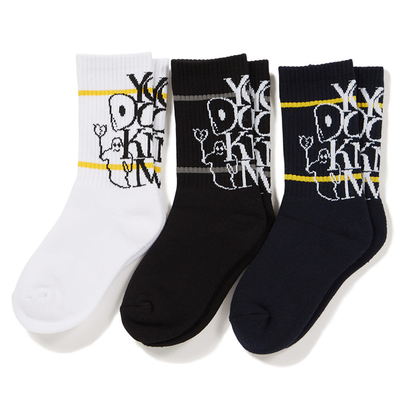 Deviluse　ソックス　"YOU DON'T KNOW ME SOCKS"　(Navy)