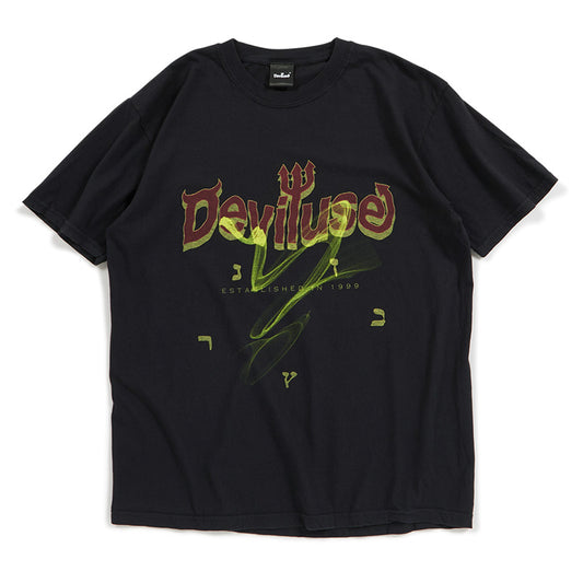 Deviluse　Tシャツ　"HAZE TEE"　(Washed Black)