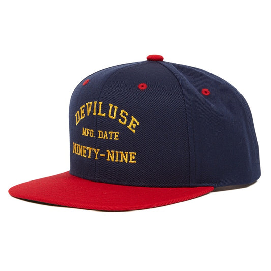 Deviluse　キャップ　"ARCH SNAPBACK CAP"　(Navy / Red)
