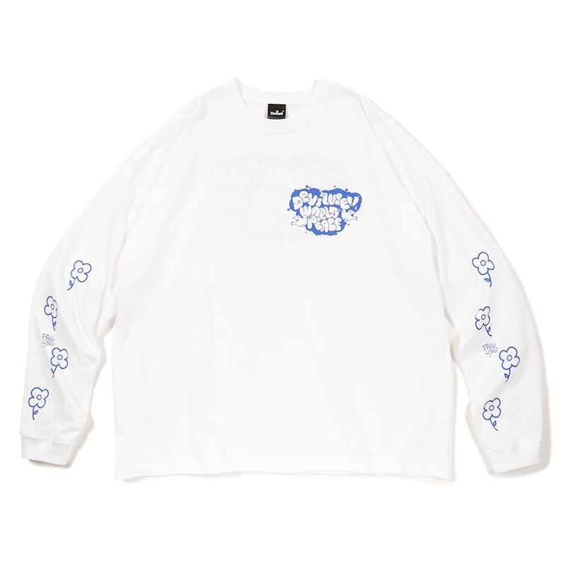 Deviluse　L/STシャツ　"WORLD PEACE L/S TEE"　(White)