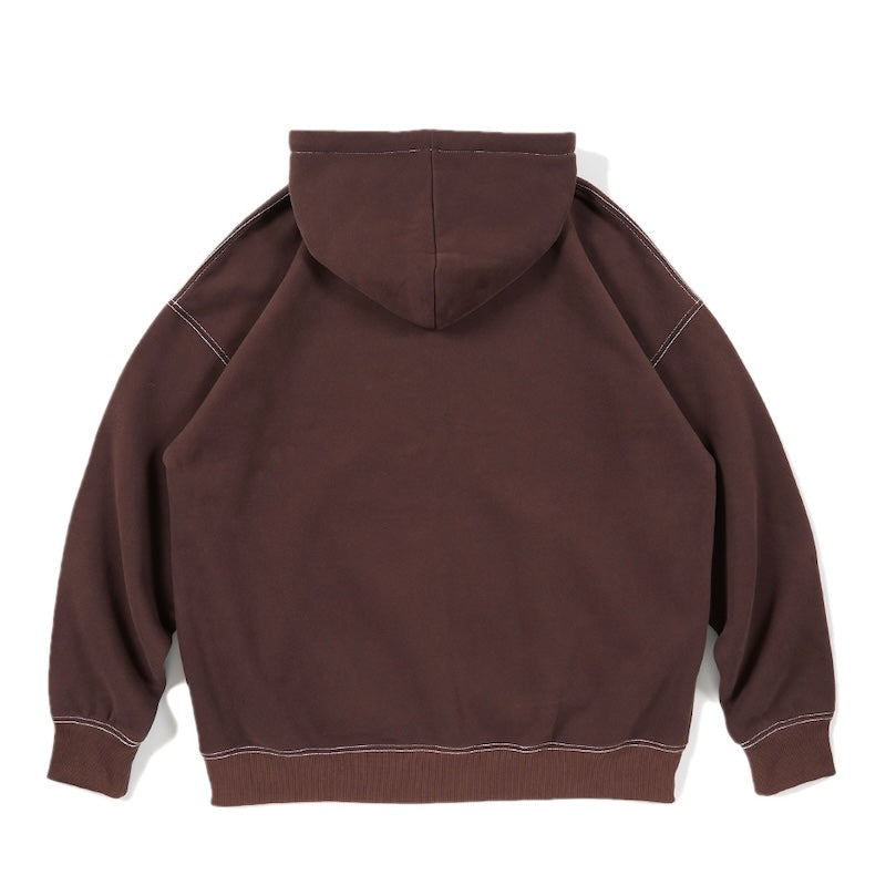 Deviluse　ジップパーカー　"HEARTACHES ZIP HOODED"　(Brown)