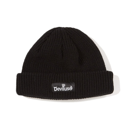 Deviluse　ビーニー　"LOGO BEANIE"　(Black)