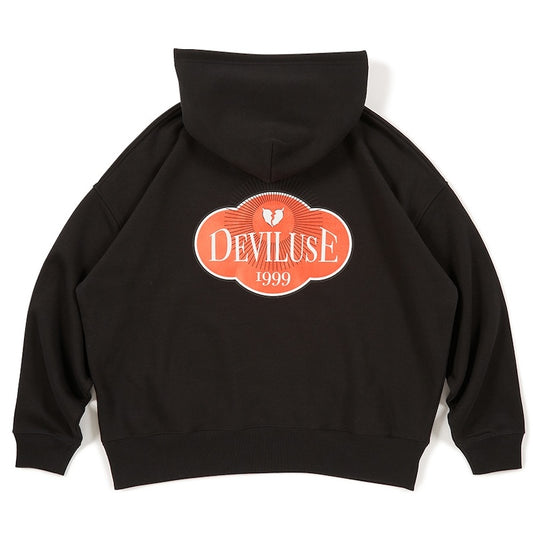 Deviluse　パーカー　"RISING PULLOVER HOODED"　(Black)