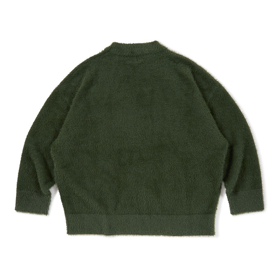 Deviluse　セーター　"MOHAIR LOGO KNIT"　(Olive)