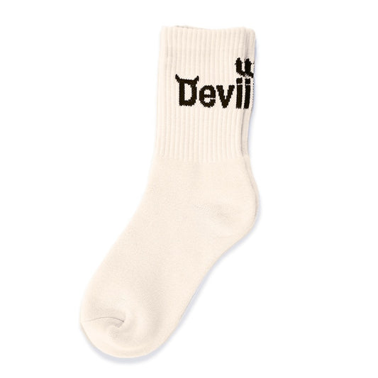 Deviluse　ソックス　"LOGO SOCKS"　(Natural)