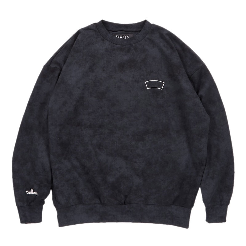 Deviluse　クルースウェット　"BLANK LOGO CREWNECK SWEAT"　(Black)