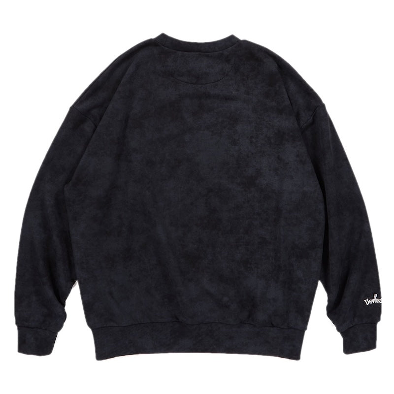 Deviluse　クルースウェット　"BLANK LOGO CREWNECK SWEAT"　(Black)