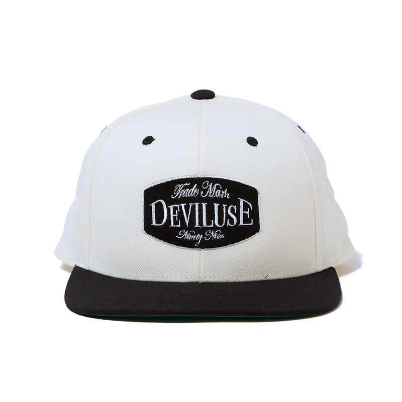 Deviluse　キャップ　"TRADE MARK SNAPBACK CAP"　(Natural / Black)
