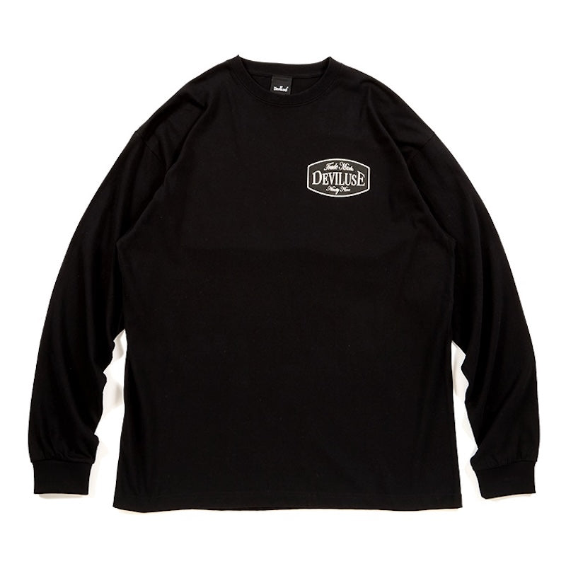 Deviluse　L/STシャツ　"TRADE MARK L/S TEE"　(Black)