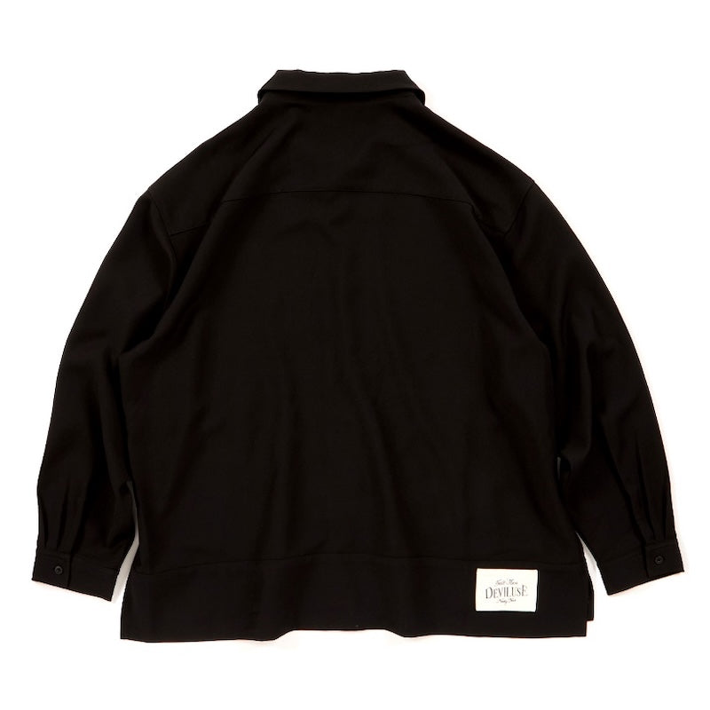 ★30%OFF★ Deviluse　L/Sシャツ　"SLIDER SHIRTS"　(Black)