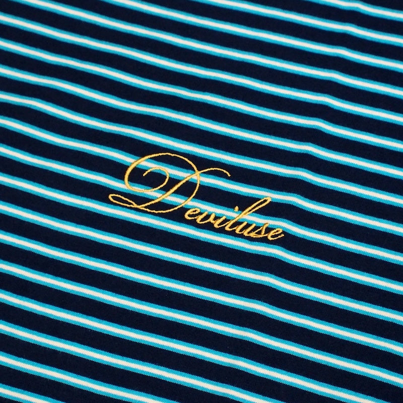 ★20%OFF★ Deviluse　Tシャツ　"BORDER TEE"　(Black)