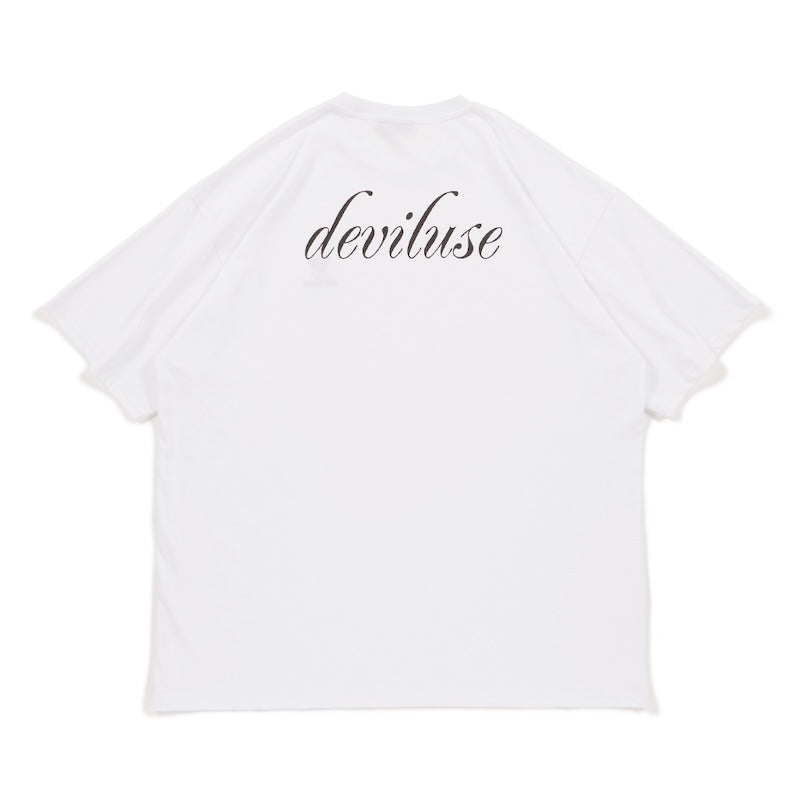 Deviluse　Tシャツ　"HEARTACHES TEE"　(White)