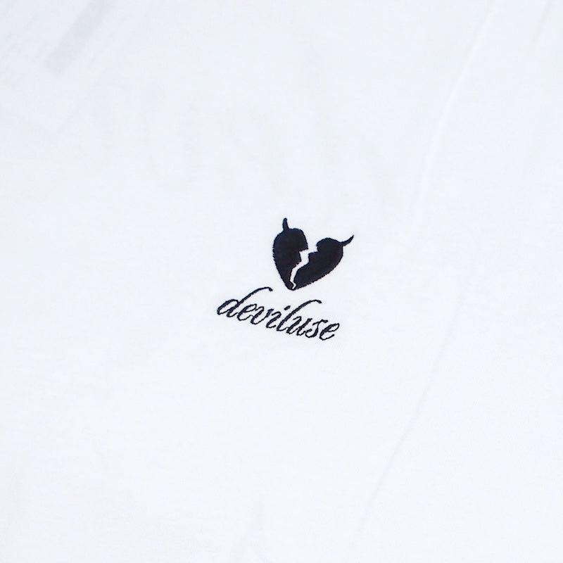 Deviluse　Tシャツ　"HEARTACHES TEE"　(White)