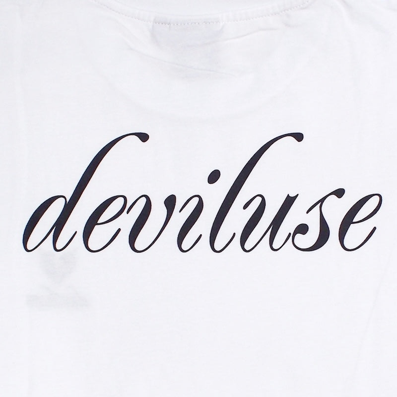 Deviluse　Tシャツ　"HEARTACHES TEE"　(White)