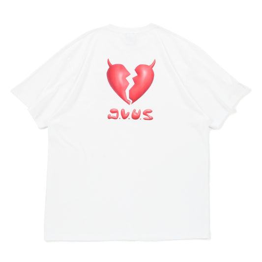 Deviluse　Tシャツ　"PLUMP HEART TEE"　(White)