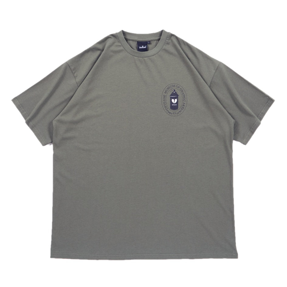 Deviluse　Tシャツ　"MUSEUM TEE"　(Olive)
