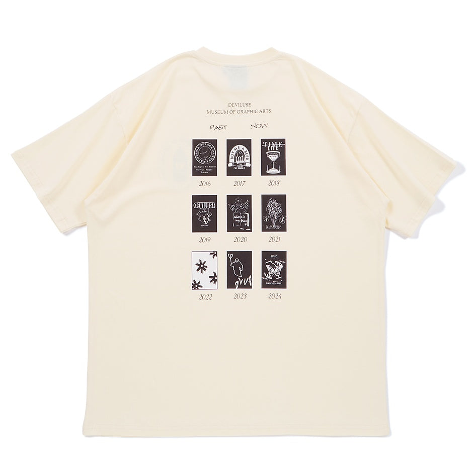 Deviluse　Tシャツ　"MUSEUM TEE"　(Natural)