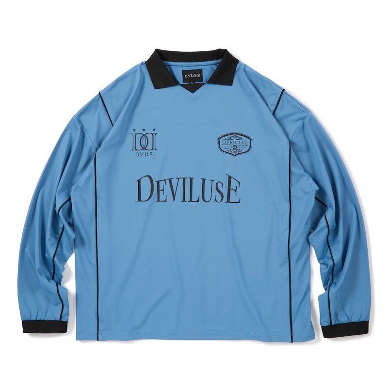 Deviluse　L/STシャツ　"L/S GAME SHIRT"　(Light Blue)
