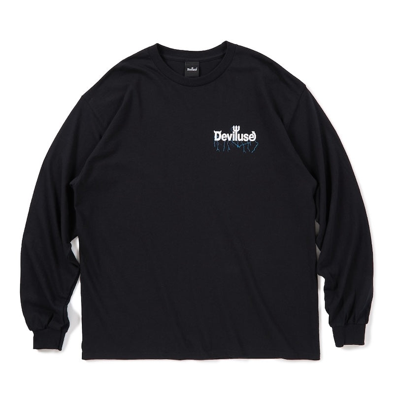 Deviluse　L/STシャツ　"VOLT LOGO L/S TEE"　(Black)