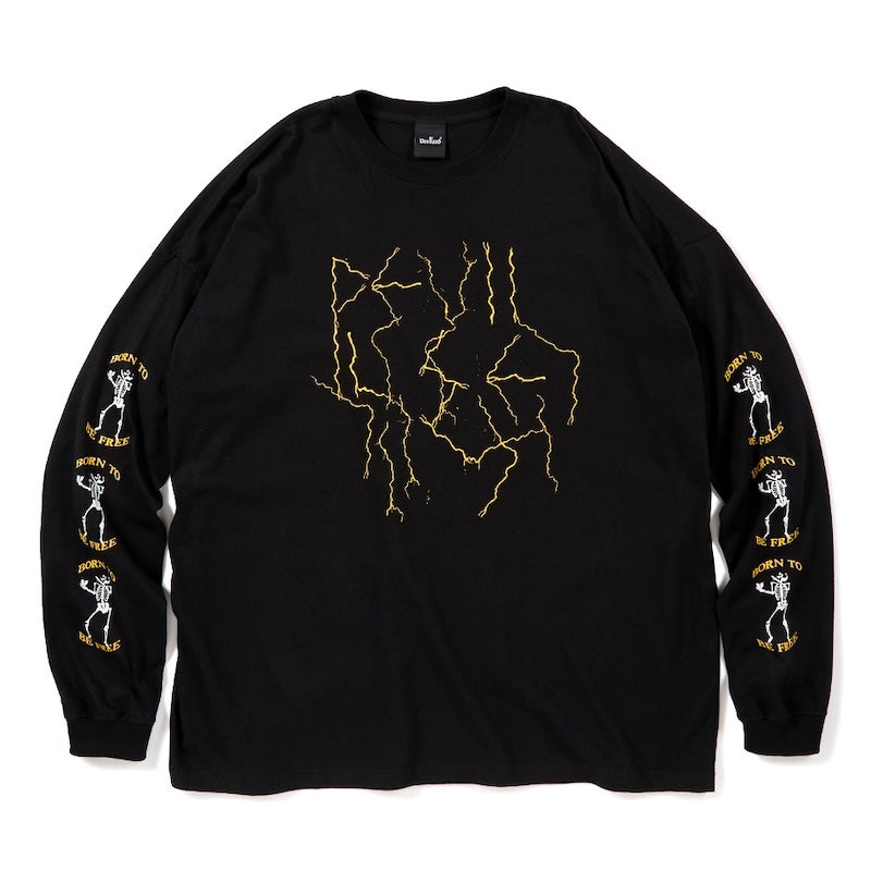 Deviluse　L/STシャツ　"LIGHTNING L/S TEE"　(Black)