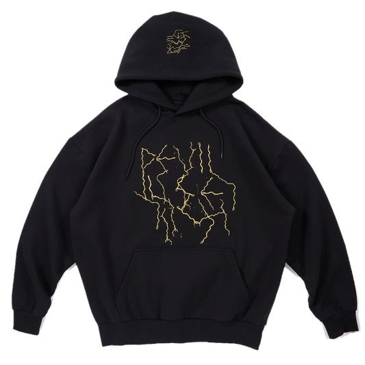 Deviluse　パーカー　"LIGHTNING PULLOVER HOODED"　(Black)