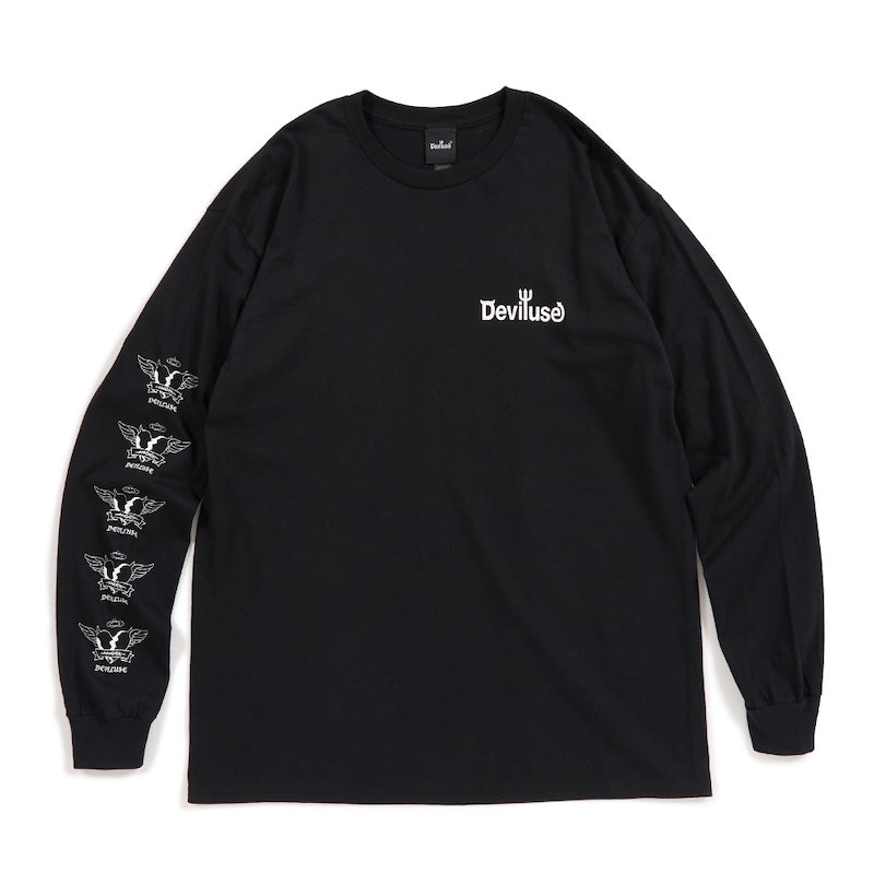Deviluse　L/STシャツ　"SWING L/S TEE"　(Black)