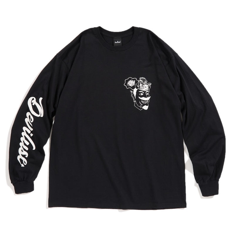 Deviluse L/STシャツ Eat' em L/S TEE ブラック 商品画像 正面