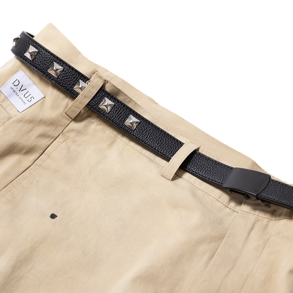 Deviluse ベルト STUDS GI BELT ブラック 着用画像