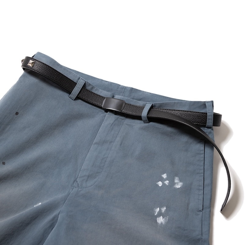 Deviluse ベルト STUDS GI BELT ブラック 着用画像 正面