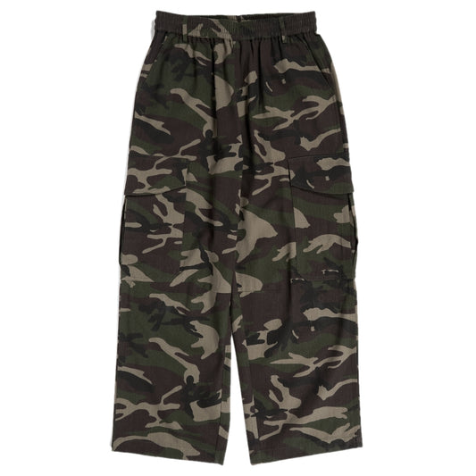 Deviluse パンツ CAMO WIDE CARGO PANTS グリーン 商品画像 正面
