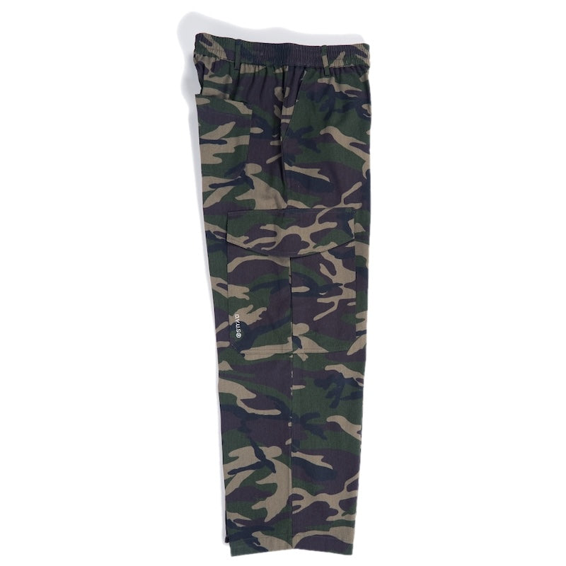 Deviluse パンツ CAMO WIDE CARGO PANTS グリーン 商品画像 サイドビュー