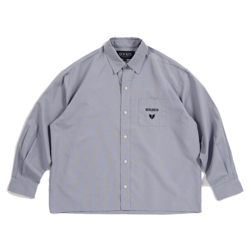 Deviluse チェックL/Sシャツ CHECK L/S SHIRTS ブラック 商品画像 正面