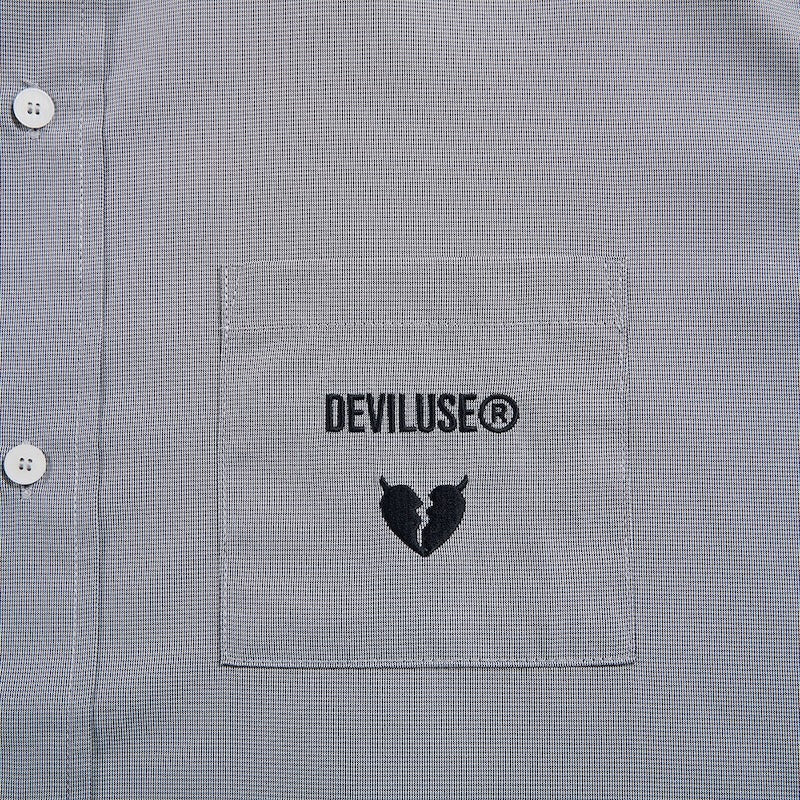 Deviluse チェックL/Sシャツ CHECK L/S SHIRTS ブラック 商品画像 クローズアップ