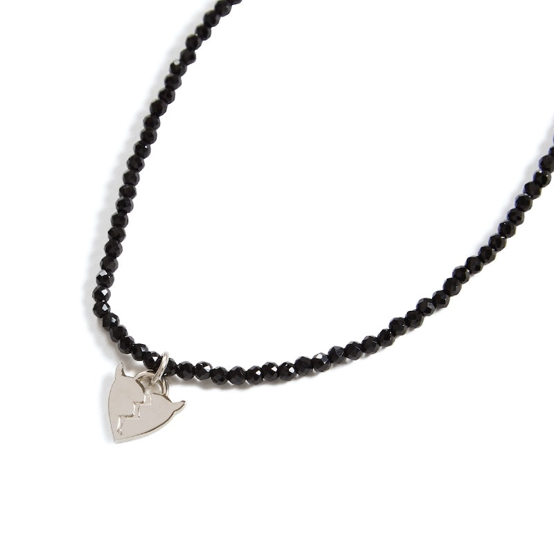 Deviluse ネックレス BEADS NECKLACE ブラック 商品画像 クローズアップ