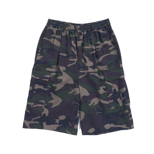 Deviluse ショーツ CAMO CARGO SHORTS グリーン 商品画像 正面