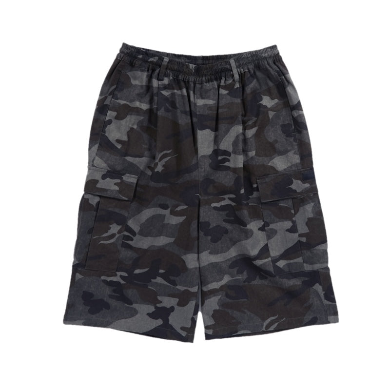 Deviluse ショーツ CAMO CARGO SHORTS オリーブ 商品画像 正面