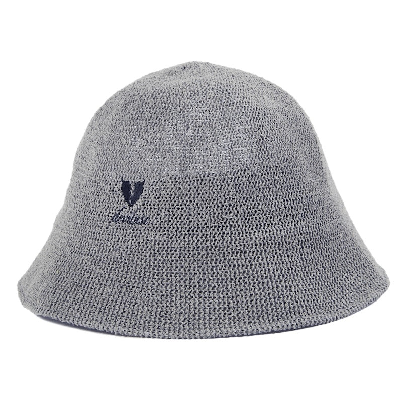 Deviluse ストローハット STRAW HAT グレー 商品画像 斜め