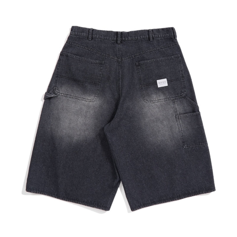 Deviluse ショーツ DENIM BUGGY SHORTS ブラック 商品画像 背面