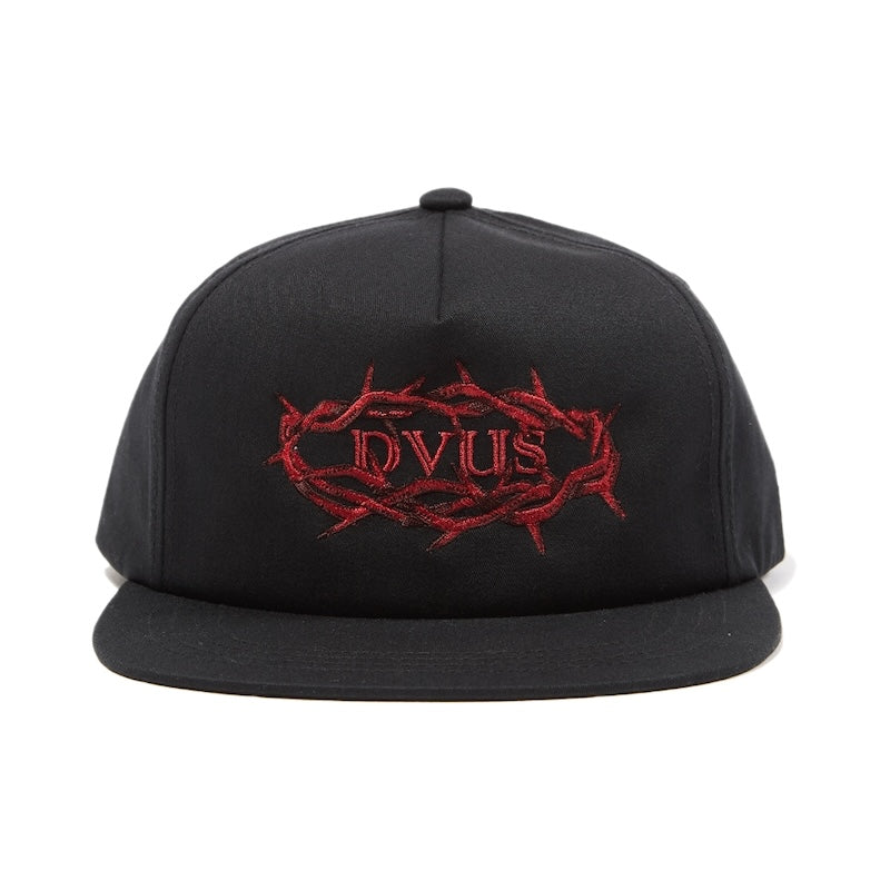 Deviluse キャップ CROWN OF THORNS CAP ブラック  商品画像 正面