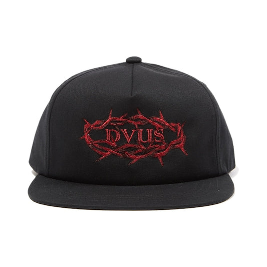 Deviluse キャップ CROWN OF THORNS CAP ブラック  商品画像 正面