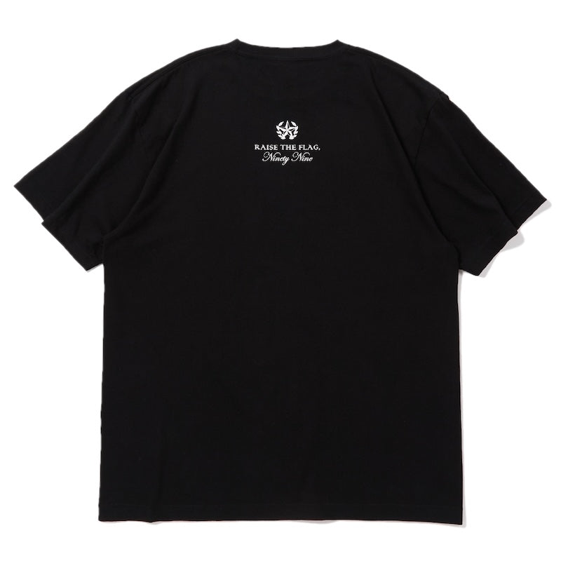 Deviluse Tシャツ OVAL SCRIPT LOGO TEE ブラック 商品画像 背面